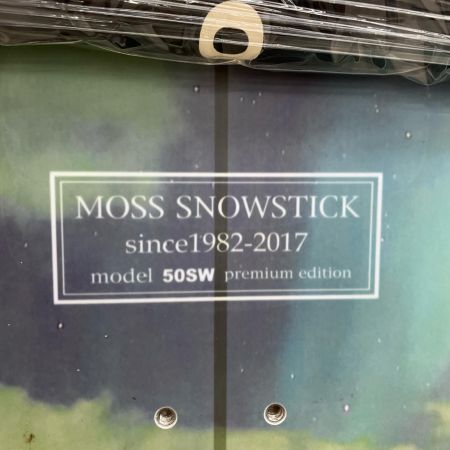 MOSS SNOWSTICK モススノースティック パウダーボード キャンバー 150cm 50SW グリーン WAX エッジメンテナンス済　専用カバー付属