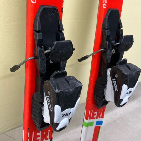 ROSSIGNOL ロシニョール スキー Jrスキー キッズスキー HERO 120cm  レッド×ホワイト ビンディング前後調整可能