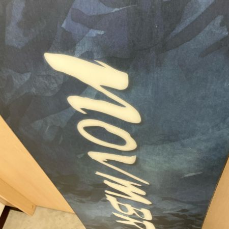NOVMBR スノーボード 154cm WHITELIVE ネイビー オールマウンテン ディレクショナル ワックス済