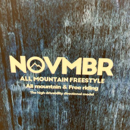 NOVMBR スノーボード 154cm WHITELIVE ネイビー オールマウンテン ディレクショナル ワックス済