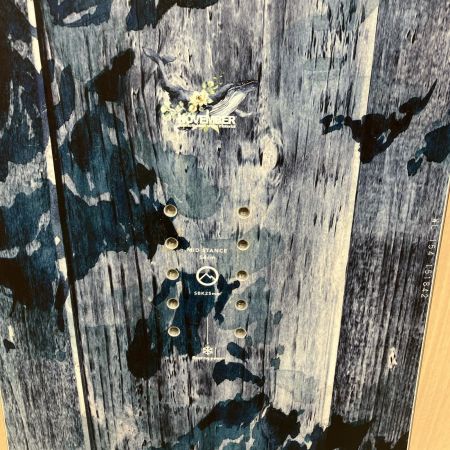 NOVMBR スノーボード 154cm WHITELIVE ネイビー オールマウンテン ディレクショナル ワックス済