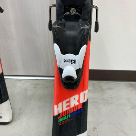 ROSSIGNOL ロシニョール スキー Jrスキー HERO 110cm  レッド×ブラック ビンディング前後調整可能