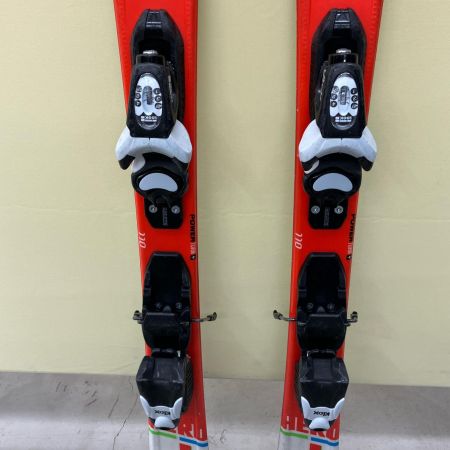 ROSSIGNOL ロシニョール スキー Jrスキー キッズスキー HERO 110cm  レッド×ホワイト ビンディング前後調整可能