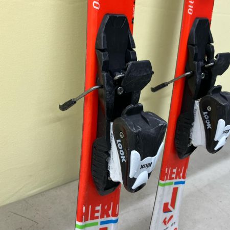 ROSSIGNOL ロシニョール スキー Jrスキー キッズスキー HERO 110cm  レッド×ホワイト ビンディング前後調整可能