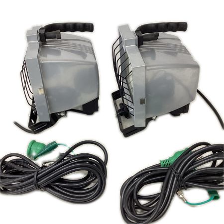 日動工業株式会社 投光器 HS-500LW シルバー 本体のみ コード式 100v 不明 使用感有 屋外用