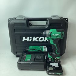 HiKOKI ハイコーキ インパクトドライバ WH12DD グリーン 充電器・充電池2個・ケース付 コードレス式 10.8v 4.0Ah Bランク
