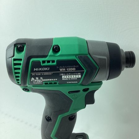 HiKOKI ハイコーキ インパクトドライバ WH12DD グリーン 充電器・充電池2個・ケース付 コードレス式 10.8v 4.0Ah