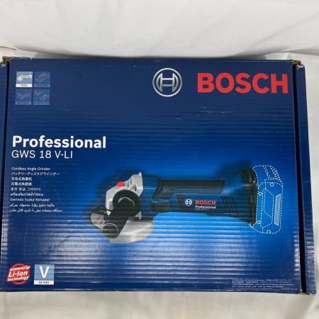 BOSCH ボッシュ ディスクグラインダー GWS-18 V-LI ブルー×レッド