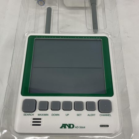 AND ワイヤレス環境温湿度計 AD-5664SET ホワイト 美品