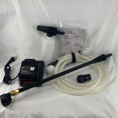 BLACK+DECKER ブラックアンドデッカー 高圧洗浄機 BCPC18D1 オレンジ コードレス式 18v 付属品完備 