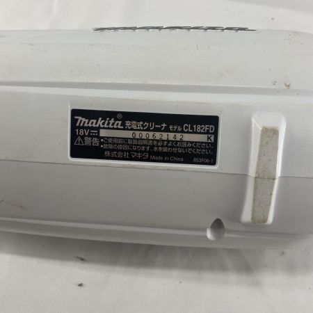 MAKITA マキタ クリーナー MAKITA CL182FD  CL182FD ホワイト