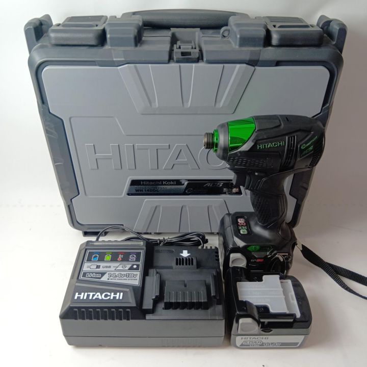 HiKOKI ハイコーキ インパクトドライバ WH14DDL ブラック 充電器・充 