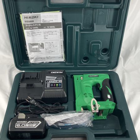 HiKOKI ハイコーキ 電動タッカ N18DSL グリーン 充電式 18ｖ