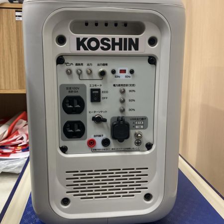 KOSHIN カセットガス式インバータ発電機 GV-9ig ライトグレー