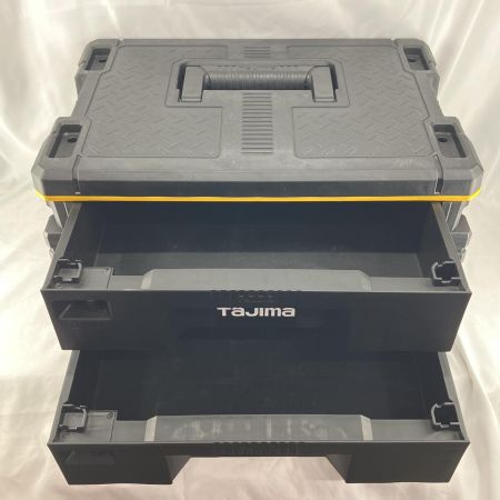 58772 TAJIMA タジマ 工具ケース セフ引出しBOX2段セット TB-HBOX2 ブラック 本体のみ