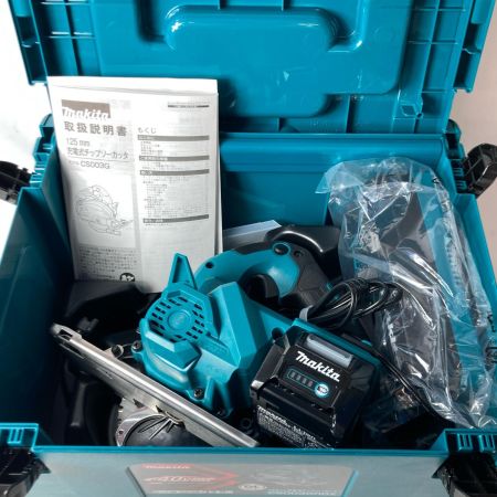 MAKITA マキタ 充電式チップソーカッター CS003G ブルー 40v 125ｍｍ バッテリー1つ・充電器・ケース付