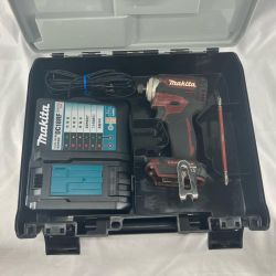MAKITA マキタ MAKITA インパクトドライバ　18V 充電器・ドライバビット付き TD171DGXAR レッド Bランク