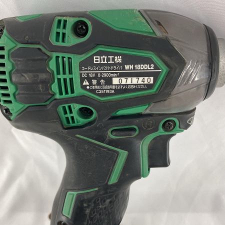 HITACHI 日立 締め付け工具 インパクトドライバ HITACHI WH18DDL WH18DDL グリーン