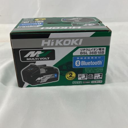 HiKOKI ハイコーキ 工具関連用品 バッテリー HiKOKI BSL36B18B 未使用品(S) 18v-36v 8.0Ah-4.0Ah BSL36B18B  未使用品(S) 18v-36v 8.0Ah-4.0Ah