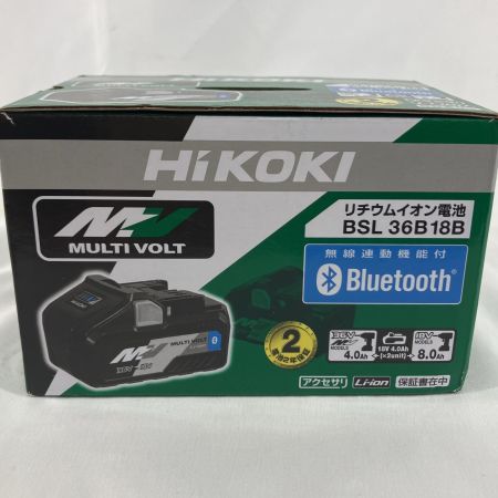 HiKOKI ハイコーキ 工具関連用品 バッテリー HiKOKI BSL36B18B 未使用品(S) 18v-36v 8.0Ah-4.0Ah BSL36B18B  未使用品(S) 18v-36v 8.0Ah-4.0Ah