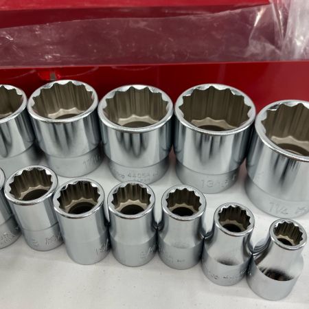 koken ハンドツール ソケットセット 4251A レッド 18個セット