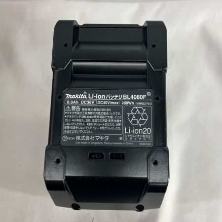 MAKITA マキタ 工具関連用品 バッテリー MAKITA BL4080F レッド×ブラック 未使用品(S) BL4080F レッド×ブラック