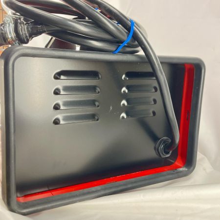 NICHIDO 変圧器 コード式 200v→100v TB-EK300D-W レッド×ブラック 本体のみ 美品