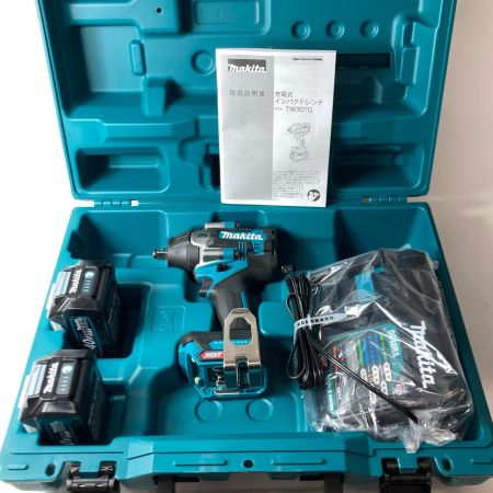 MAKITA マキタ インパクトレンチ  TW007GRDX ブルー 40v バッテリー2個・充電器・ケース付