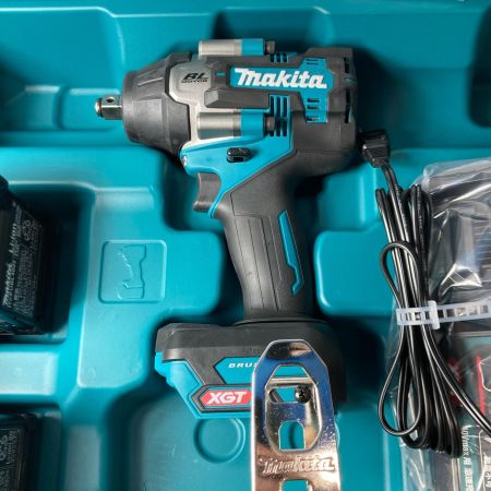 MAKITA マキタ インパクトレンチ  TW007GRDX ブルー 40v バッテリー2個・充電器・ケース付