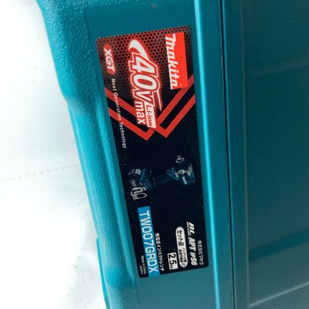 MAKITA マキタ インパクトレンチ  TW007GRDX ブルー 40v バッテリー2個・充電器・ケース付