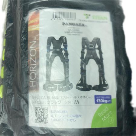 TITAN フルハーネス型安全帯 PAHN-10A-BL-M ブラック 本体のみ
