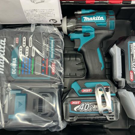 MAKITA マキタ インパクトレンチ MAKITA TW004GRDX ブルー 未使用品(S) 充電器・充電池2個・ケース付 コードレス式 40v 2.5Ah TW004GRDX ブルー