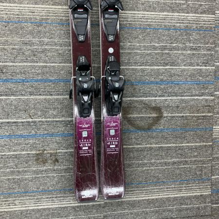 SALOMON サロモン スキー  SALOMON 140cm AIRA 76st 滑走面キズあり パープル パープル