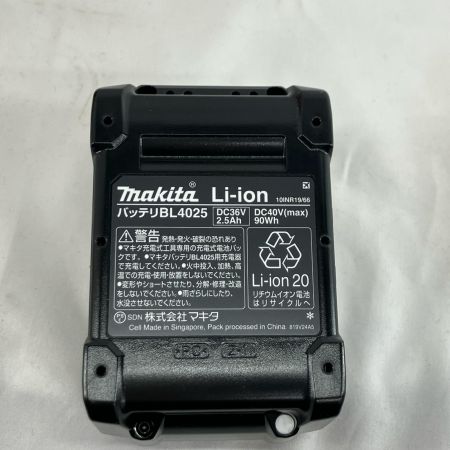 MAKITA マキタ  バッテリー MAKITA BL4025 ブラック 未使用品(S) BL4025 ブラック