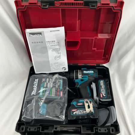 MAKITA マキタ 震動ドライバドリル MAKITA HP002G グリーン 未使用品(S) 充電器・充電池2個・ケース付 コードレス式 40v HP002G グリーン
