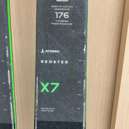 ATOMIC アトミック スキー ATOMIC　アトミック  REDSTER  X7 176cm　ブラック×グリーン ブラック×グリーン