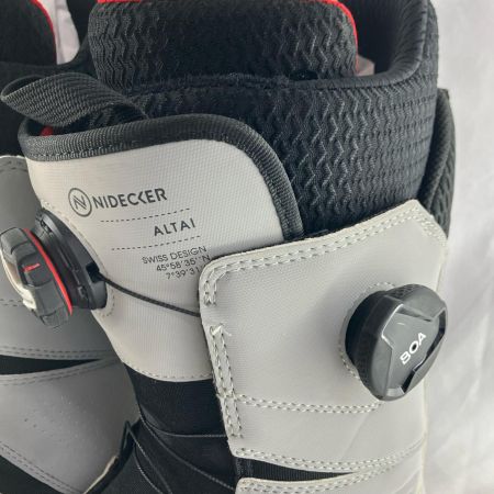 NIDECKER スノーボードブーツ NIDECKER ダイアル式 SIZE 26cm ALTAI  ライトグレー
