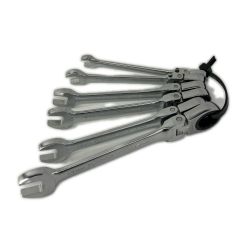 Suekage Tool ハンドツール Pro-Auto コンビネーションレンチ フレックスタイプ  6本セット Aランク