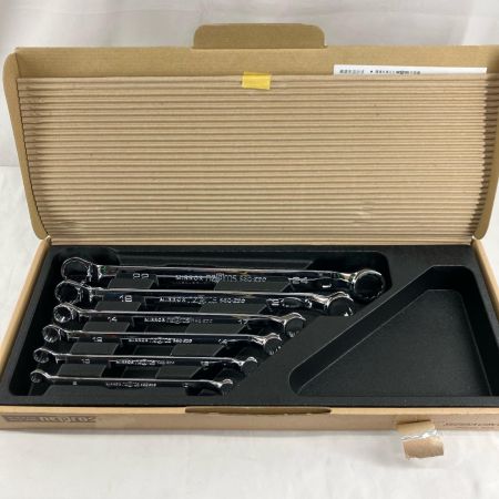 KTC ケーティーシー 工具 NEPROS 45°めがねレンチセット 6本組 NTM506 シルバー
