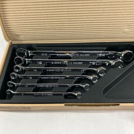 KTC ケーティーシー 工具 NEPROS 45°めがねレンチセット 6本組 NTM506 シルバー