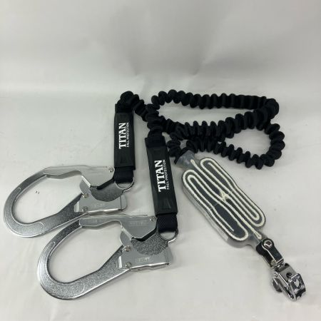 TITAN ランヤード TITAN HL-EBW ブラック フルハーネス型ランヤード HL-EBW ブラック