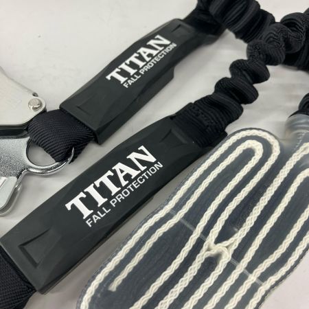 TITAN ランヤード TITAN HL-EBW ブラック フルハーネス型ランヤード HL-EBW ブラック