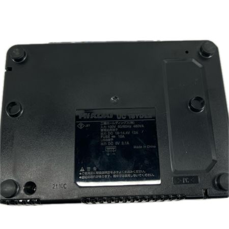 HiKOKI ハイコーキ 工具 HIKOKI ハイコーキ 充電器 UC18YDL2 ブラック  14.4v・18v・36v UC18YDL2 ブラック