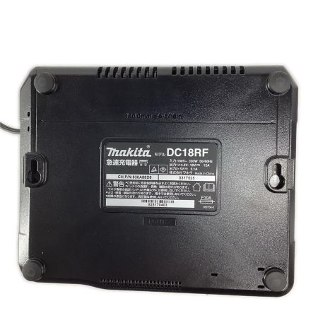 MAKITA マキタ 工具関連用品 急速充電器 MAKITA DC18RF ブラック 未使用品(S) コード式 100v 充電器 DC18RF ブラック