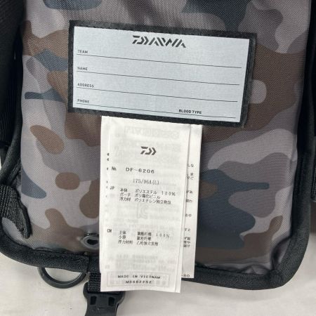 DAIWA ダイワ 釣り小物 ライフジャケット DF-6206 ブラック 未使用品 フリーサイズ