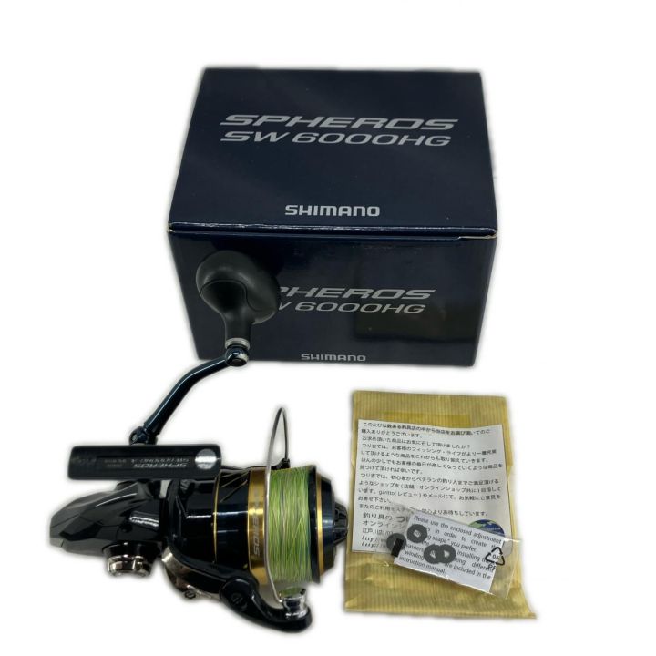 SHIMANO シマノ スピニングリール 21スフェロス SW 6000HG 043634