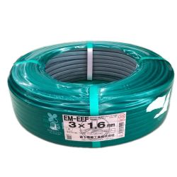 富士電線工業 電材 EM-EEF 3芯x1.6mm 未使用品 Sランク