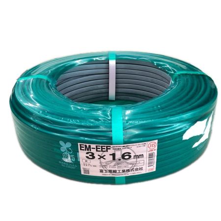 富士電線工業 電材 EM-EEF 3芯x1.6mm 未使用品