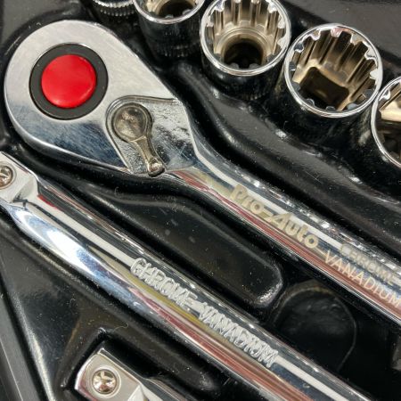 Pro-Auto 工具関連用品 工具セット Pro-Auto ブラック 39点セット ブラック