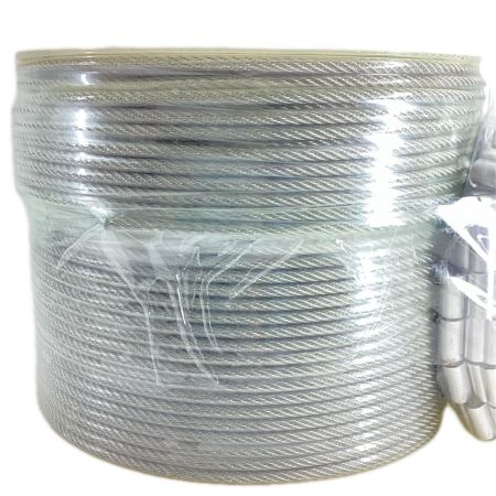 工具  ワイヤーロープ 4mm 未使用品 アルミバックル100個付属　X0019FDTKX X0019FDTKX ライトグレー